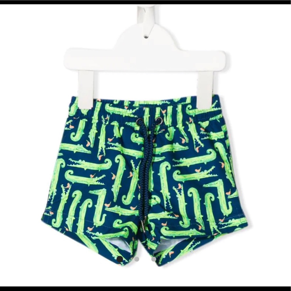 Sunuva
crocodile print swim shorts
